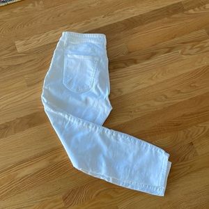 Ann Taylor White Skinny Jeans Curvy Fit